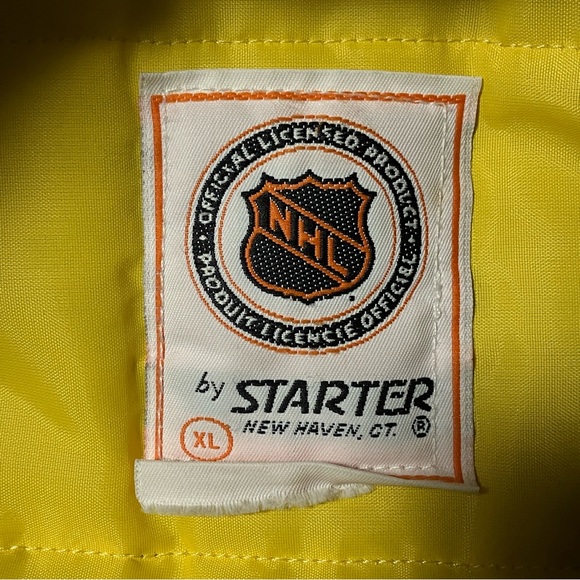 Vintage NHL Starter Pittsburgh Penguins Back to Back Stanley Cup Champs Jacket - Picture 12 of 14
